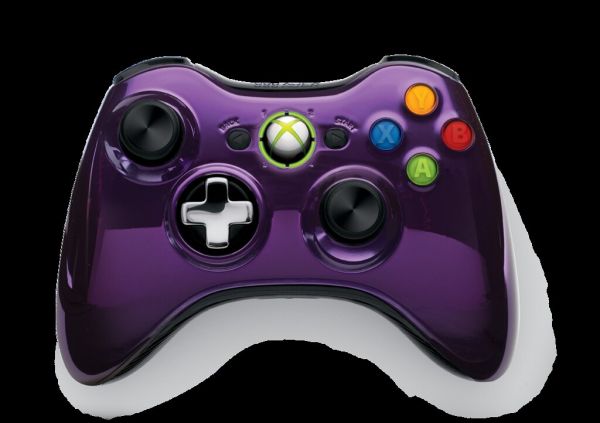 Xbox 360 Special Edition Chrome Series Purple Wireless Controller