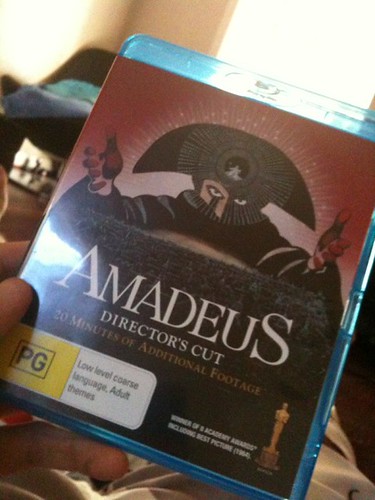 About to watch amadeus on bluray it's gonna be awesome. I know this for a fact