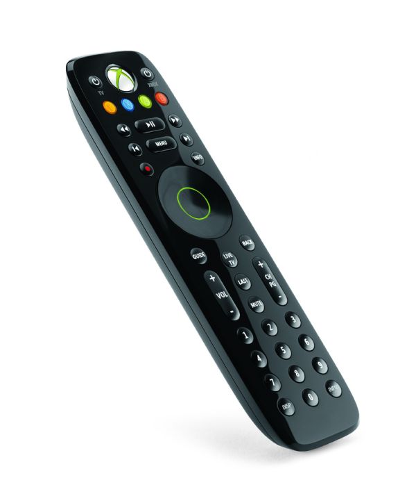 Xbox 360 Media Remote Angled Right