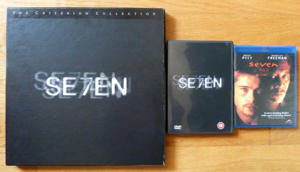 SE7EN Laserdisc, DVD, BluRay