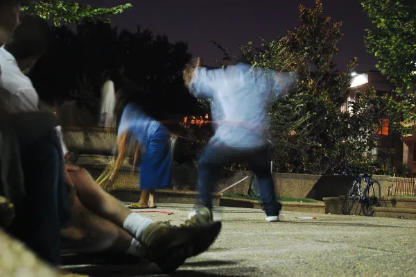 Dancing at the Drum Circle