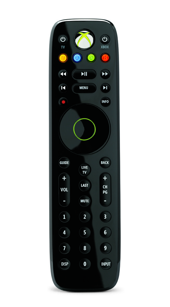 Xbox 360 Media Remote Straight On