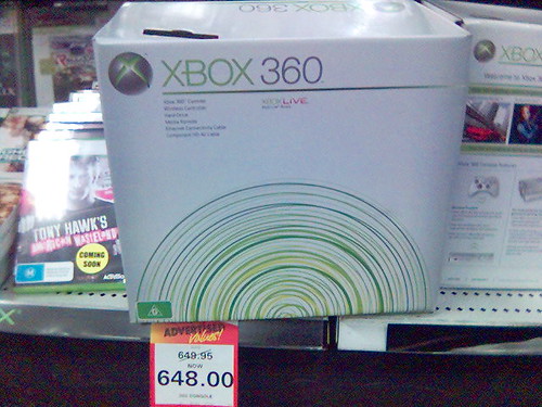 Xbox 360 in stock at BigW