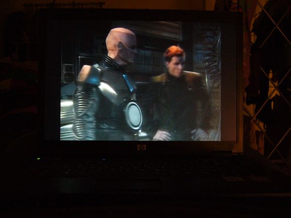 Red Dwarf in bed