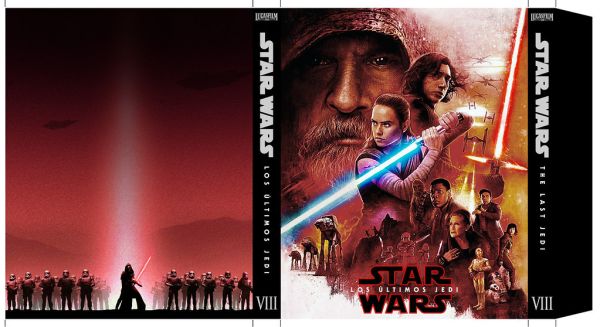 Star Wars 8 Los Úlitmos Jedi - bluray Slipcover STEELBOOK JARvideo