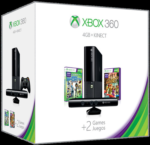 Xbox 360 4GB Kinect Holiday Bundle