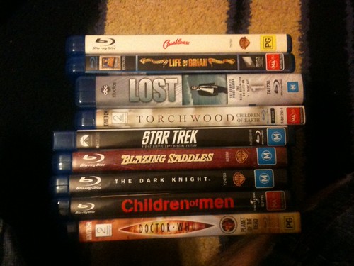 My blurays so far :)