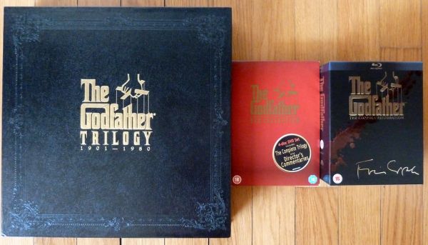 Godfather Trilogy Laserdisc, DVD, BluRay