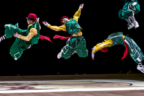 Ups - part of Cut-Ups (bad fall) exhibition - hip hop dance