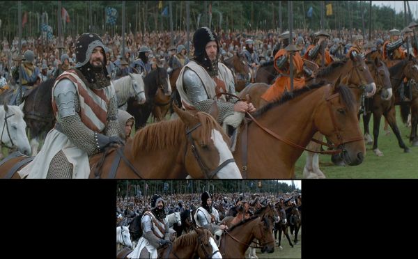 Braveheart Bluray DVD frame comparison