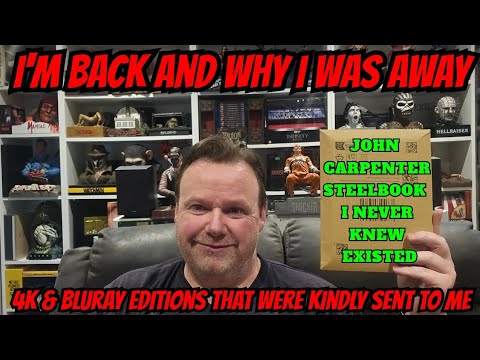 4k &amp; Bluray Editions That Were Kindly Sent To Me. A John Carpenter Steelbook I've Never Seen Before.