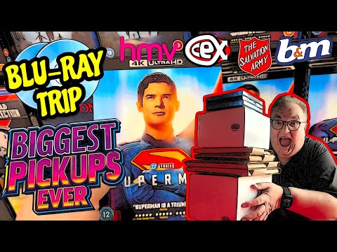 A SUPER Blu-ray Hunting Trip with WEAPONS - BIG release week and MASSIVE Pickups! (Now in 4k HDR)