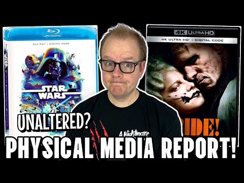 The Bride 4Ks And The UNALTERED Star WARS Trilogy On Bluray? | The Physical MEDIA Report #306