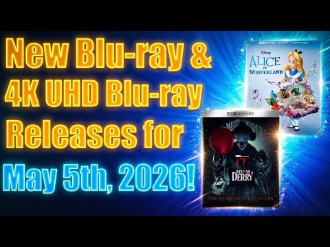 New Blu-ray &amp; 4K UHD Blu-ray Releases for May 5th, 2026! 