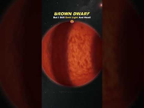Brown Dwarf vs. Red Dwarf 🌑🔥 #space #shorts #viralvideo