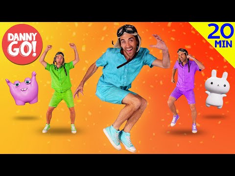 Wiggle, Bounce, and Shake! 💥 | Dance Compilation | Danny Go! Songs for Kids